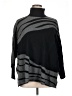 Alfani Stripes Black Poncho Size 1X - photo 1