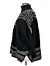 Alfani Stripes Black Poncho Size 1X - photo 5