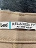 Lee Solid Tan Khakis Size 22w - photo 4