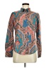 J.Crew 100% Cotton Paisley Blue Long Sleeve Blouse Size 6 - photo 1