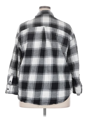 Old Navy 3/4 Sleeve Button-Down Shirt (view 2)