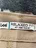 Lee Solid Tan Khakis Size 22 - photo 4
