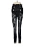 SPANX Metallic Silver Black Leggings Size M - photo 2