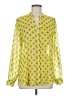 Kut from the Kloth 100% Polyester Green Long Sleeve Blouse Size M - photo 1