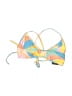 Wild Fable Graphic Yellow Swimsuit Top Size 4 - photo 1