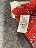 Pleione 100% Polyester Red Short Sleeve Blouse Size L - photo 8
