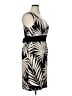 Max and Cleo Graphic Black Cocktail Dress Size 14 - photo 1