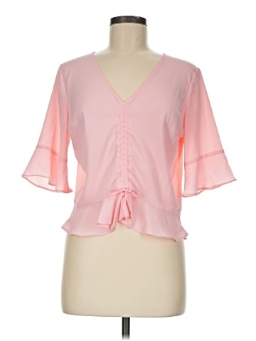 Topshop Short Sleeve Blouse (view 1)