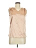 Unbranded 100% Polyester Tan Sleeveless T-Shirt Size M - photo 1