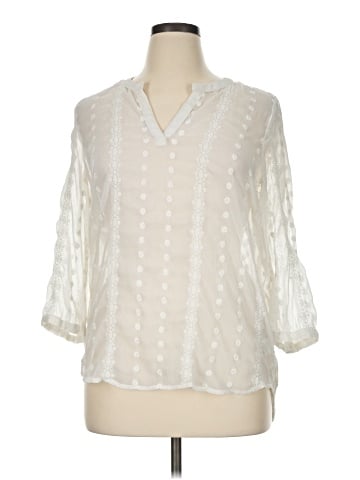 Olive and Oak 3/4 Sleeve Blouse (view 1)