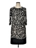 Taylor Paisley Black Cocktail Dress Size 14 - photo 1