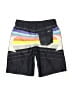 Hurley 100% Polyester Black Board Shorts Size 7 - photo 2