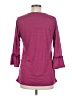 Assorted Brands Burgundy 3/4 Sleeve Top Size M - photo 2