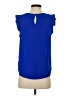 Monteau Blue Sleeveless Blouse Size S - photo 2