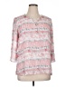 Alfred Dunner 100% Polyester Pink 3/4 Sleeve Blouse Size 14 - photo 1