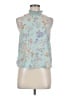 Alice + Olivia Teal Sleeveless Blouse Size M - photo 1