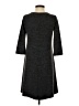 Everly Solid Gray Casual Dress Size S - photo 2