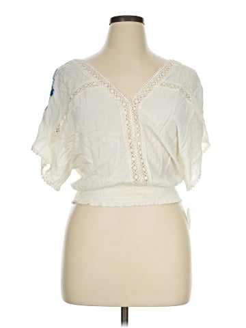 Self Esteem Short Sleeve Blouse (view 1)