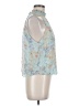 Alice + Olivia Teal Sleeveless Blouse Size M - photo 4