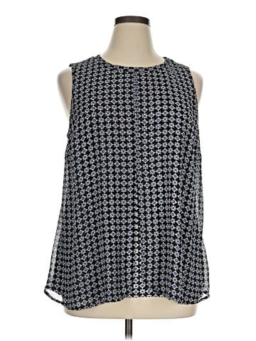 Roz & Ali Sleeveless Blouse (view 1)