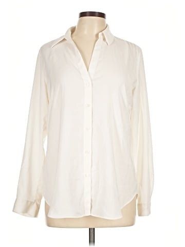 Ann Taylor Long Sleeve Blouse (view 1)