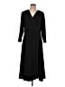 Halogen 100% Polyester Black Casual Dress Size L - photo 1