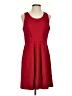 Ann Taylor LOFT Solid Red Cocktail Dress Size 4 - photo 1