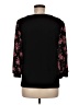 CeCe Black 3/4 Sleeve T-Shirt Size M - photo 2