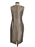 Anne Klein Metallic Silver Cocktail Dress Size 4 - photo 2