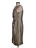 Anne Klein Metallic Silver Cocktail Dress Size 4 - photo 5