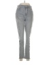 Ann Taylor LOFT Chevron-herringbone Gray Jeans Size 28 waist - photo 1