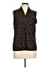 Anne Klein Brown Sleeveless Blouse Size L - photo 1