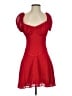 Reformation 100% Viscose Red Cocktail Dress Size 4 - photo 1