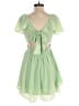 Unbranded 100% Polyester Green Cocktail Dress Size S - photo 2