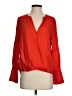 Milly Red Long Sleeve Silk Top Size P (petite) - photo 1