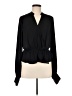 Express 100% Polyester Black Long Sleeve Blouse Size M - photo 1