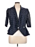 Prelude 100% Polyester Polka Dots Blue Blazer Size 14 (petite) - photo 1