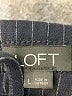 Ann Taylor LOFT Stripes Black Casual Pants Size L - photo 7