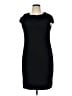 Taylor Solid Black Cocktail Dress Size 14 - photo 1