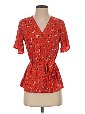 Sienna Sky Short Sleeve Blouse (view 1)