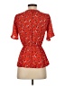 Sienna Sky Red Short Sleeve Blouse Size XS - photo 2