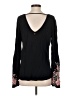 Billabong Black Long Sleeve Blouse Size S - photo 2