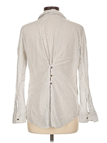 Attention Long Sleeve Button-Down Shirt (view 2)