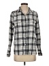Sundry 100% Cotton Plaid Gray Long Sleeve Button-Down Shirt Size Med (2) - photo 1