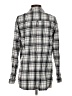 Sundry 100% Cotton Plaid Gray Long Sleeve Button-Down Shirt Size Med (2) - photo 2