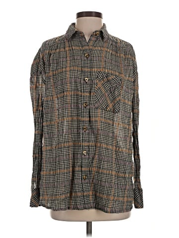 Free People Long Sleeve Button-Down Shirt (view 1)