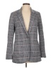 Gap Plaid Gray Blazer Size 10 - photo 1