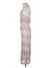 GB 100% Polyester Chevron-herringbone White Cocktail Dress Size XS - photo 5