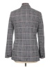 Gap Plaid Gray Blazer Size 10 - photo 2