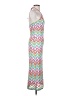 GB 100% Polyester Chevron-herringbone White Cocktail Dress Size XS - photo 4